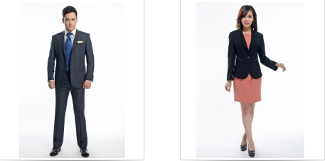 企業(yè)員工穿著定制職業(yè)裝效果 企業(yè)員工穿著定制職業(yè)裝效果