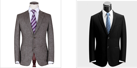男士灰色商務西裝定制 男士灰色商務西裝定制
