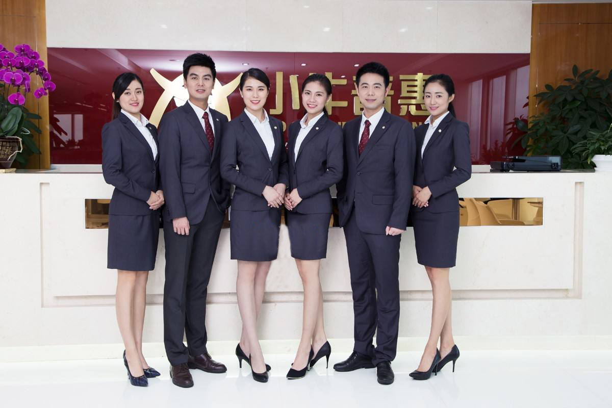 前臺職業裝定制集體照 前臺職業裝定制集體照