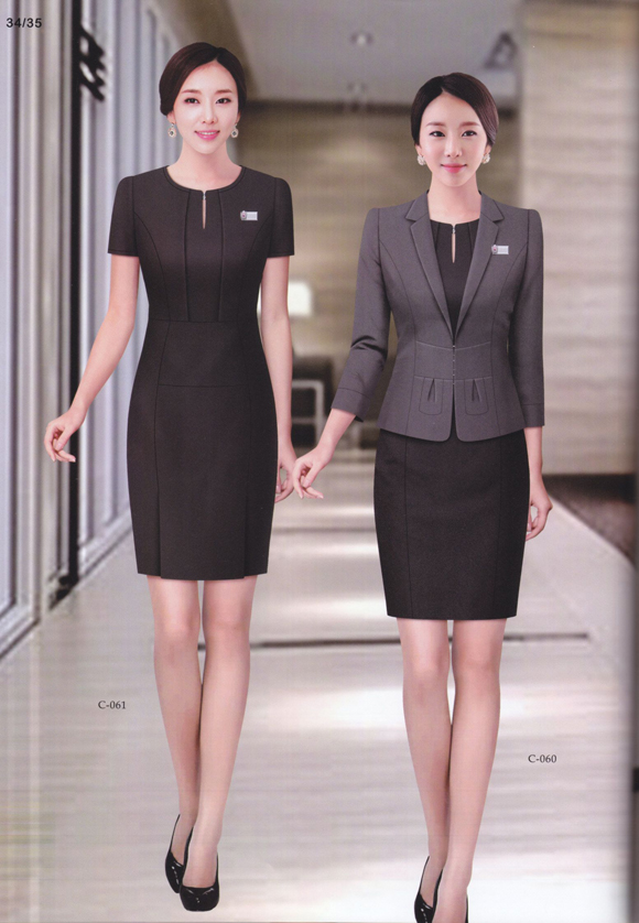 夏季女士職業裝定制款式圖 夏季女士職業裝定制款式圖