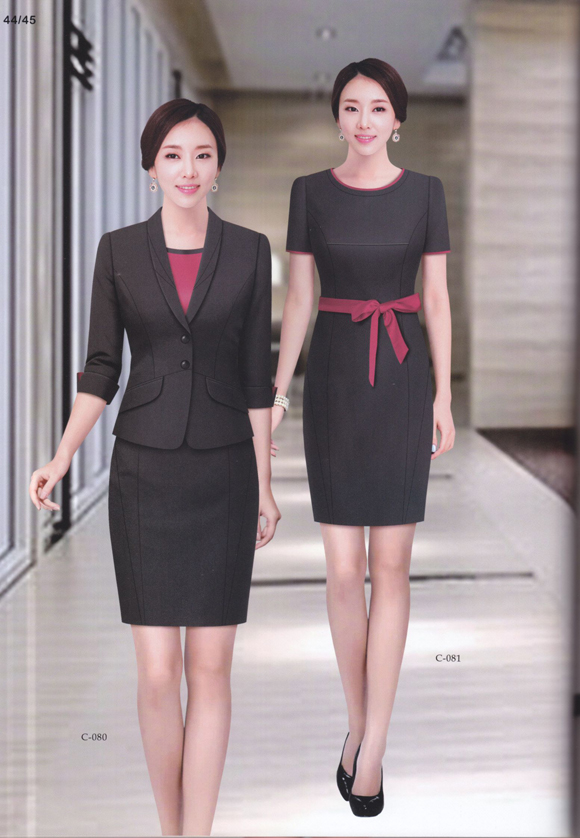 夏季女士職業裝定制款式圖 夏季女士職業裝定制款式圖