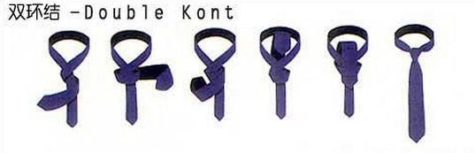 雙環(huán)結(jié)領(lǐng)帶打法 雙環(huán)結(jié)領(lǐng)帶打法