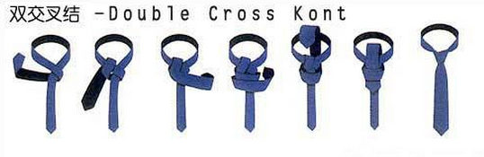 雙交叉結(jié)領(lǐng)帶打法 雙交叉結(jié)領(lǐng)帶打法