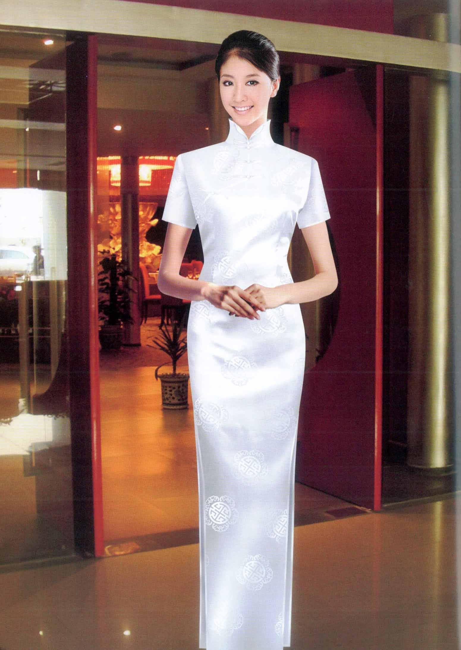 白色女款-酒店工作服 白色女款-酒店工作服