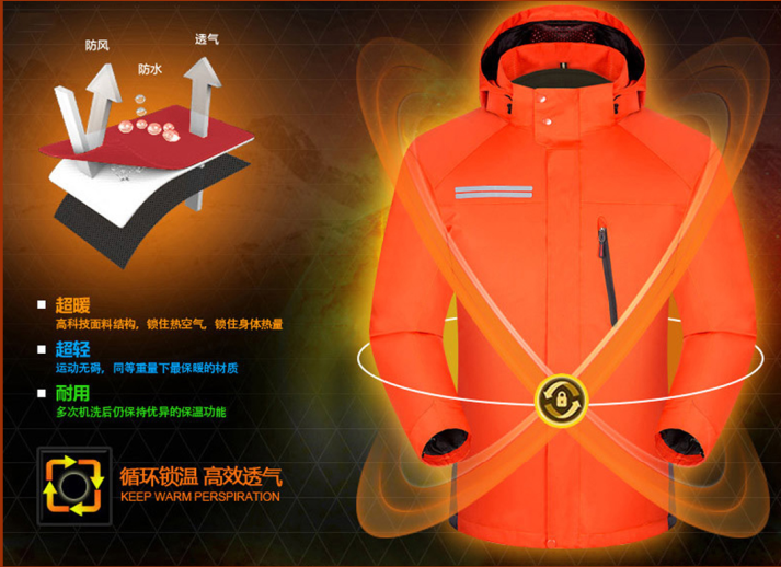 軟殼戶外男士防水沖鋒衣工藝 軟殼戶外男士防水沖鋒衣工藝