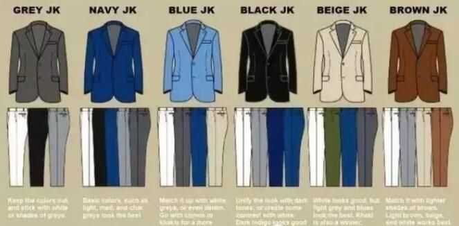男士定制西裝顏色 男士定制西裝顏色