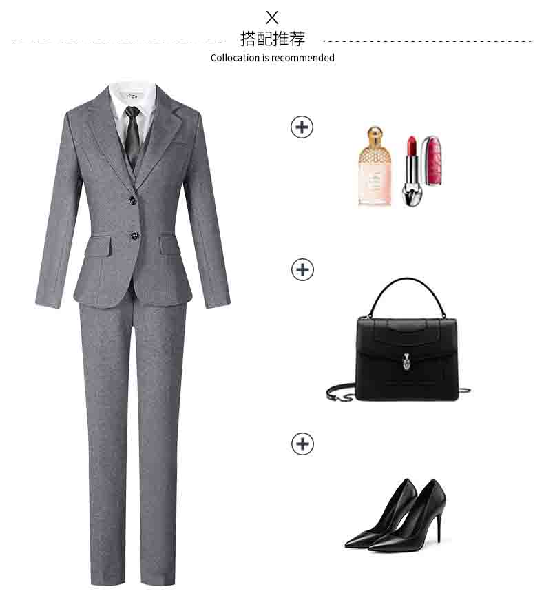 行政灰色前臺職業裝套裙搭配 行政灰色前臺職業裝套裙搭配