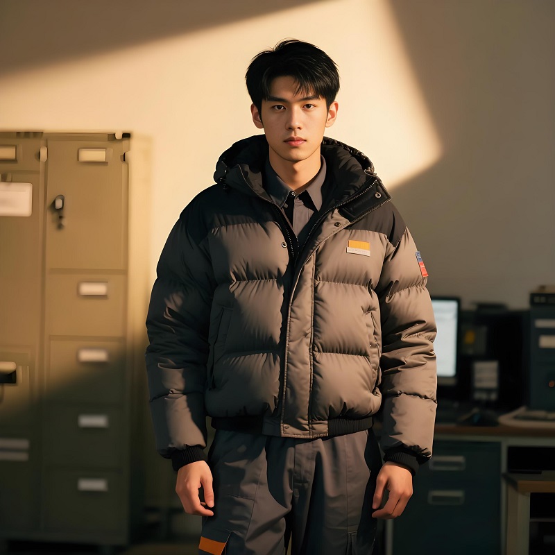 泡芙羽絨服工服定制男款 泡芙羽絨服工服定制男款