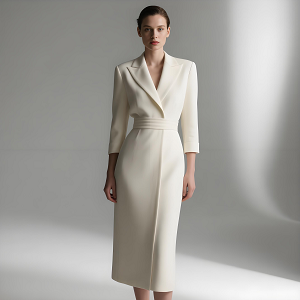 連衣裙套裝定制職業(yè)裝白色 連衣裙套裝定制職業(yè)裝白色