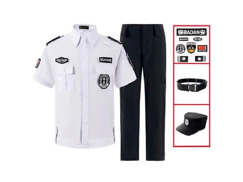 夏季保安服定制襯衫短袖褲子套裝 夏季保安服定制襯衫短袖褲子套裝